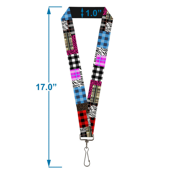 Buckle-Down Lanyard - 1.0" - Plaid & Animal Skins