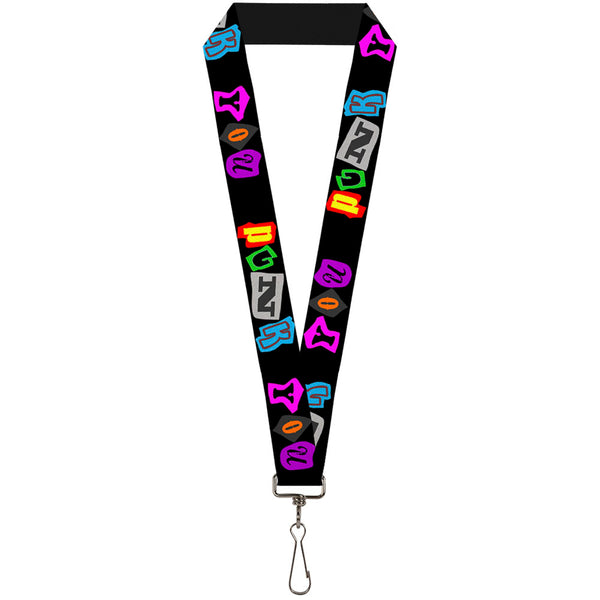 Buckle-Down Lanyard - 1.0" - Punk You Black Full Color