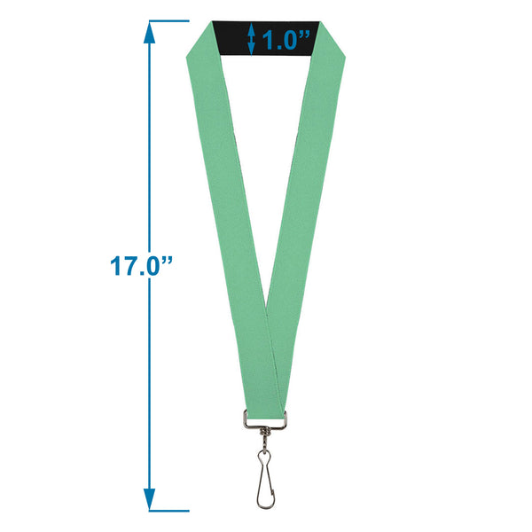 Buckle-Down Lanyard - 1.0" - Solid Rainforest Green