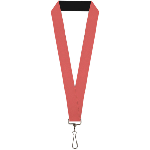 Buckle-Down Lanyard - 1.0" - Solid Salmon Orange