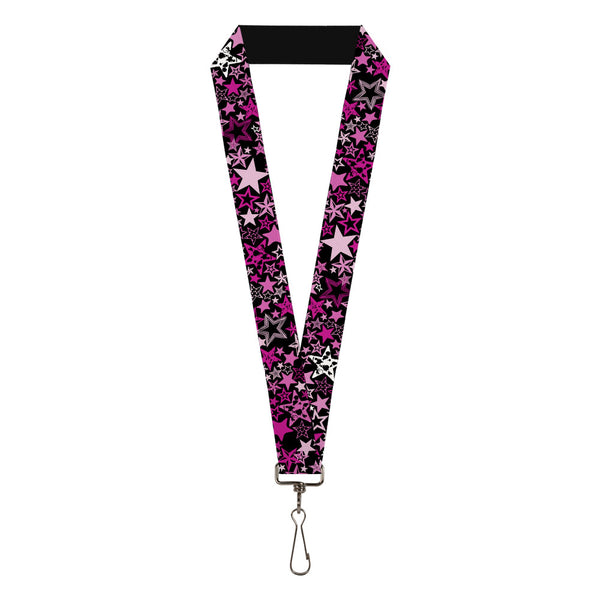Buckle-Down Lanyard - 1.0" - Stargazer Black Pink