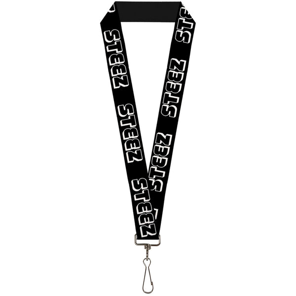 Buckle-Down Lanyard - 1.0" - STEEZ 3-D Black White