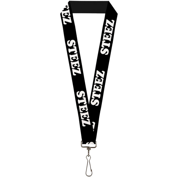 Buckle-Down Lanyard - 1.0" - STEEZ Black White