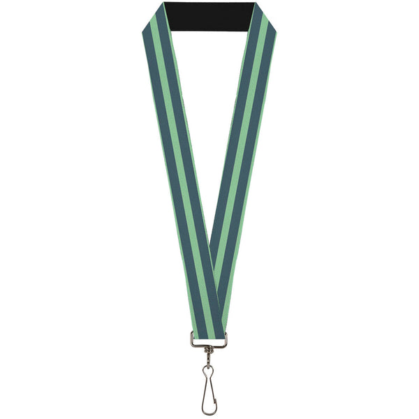 Buckle-Down Lanyard - 1.0" - Stripes Pastel Green Olive