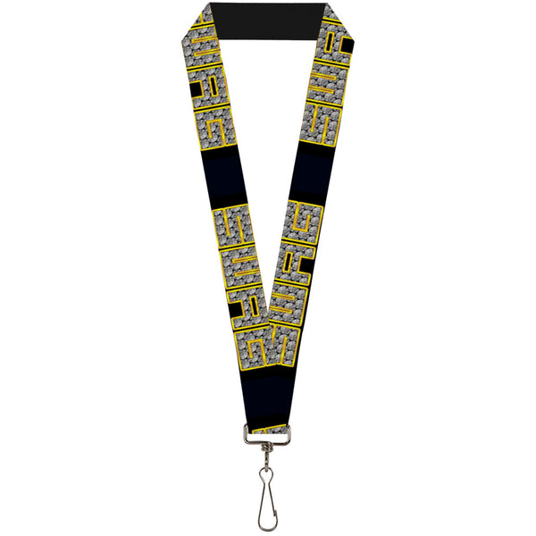 Buckle-Down Lanyard - 1.0" - SWAG Black Bling