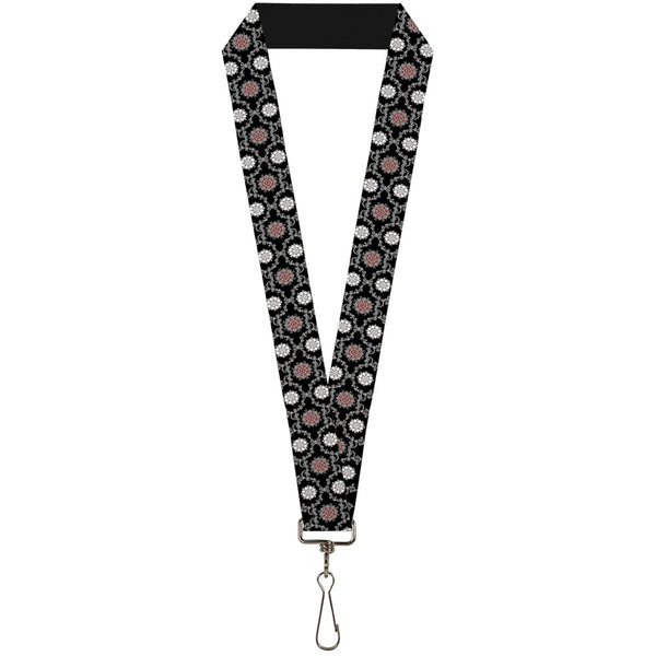 Buckle-Down Lanyard - 1.0" - Tapestry 1 Black