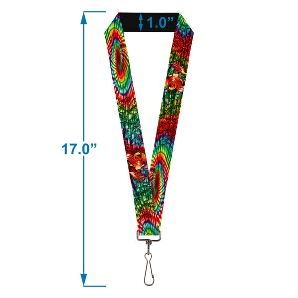 Buckle-Down Lanyard - 1.0" - Tattoo Johnny-Bird Kiss