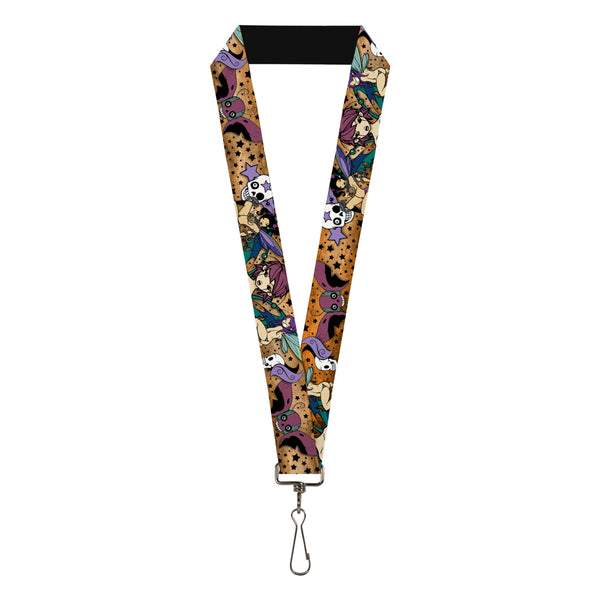 Buckle-Down Lanyard - 1.0" - Tattoo Johnny-Fairy Gothic