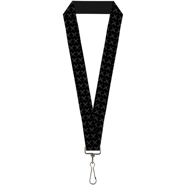 Buckle-Down Lanyard - 1.0" - Tread Plate Black Gray