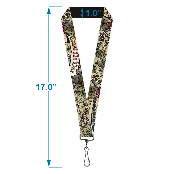 Buckle-Down Lanyard - 1.0" - Trust No One Tan