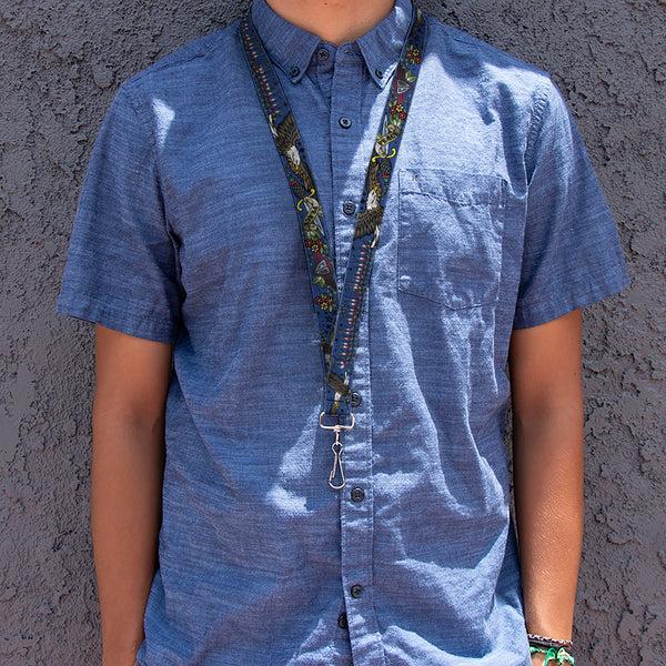 Buckle-Down Lanyard - 1.0" - Truth And Justice Blue