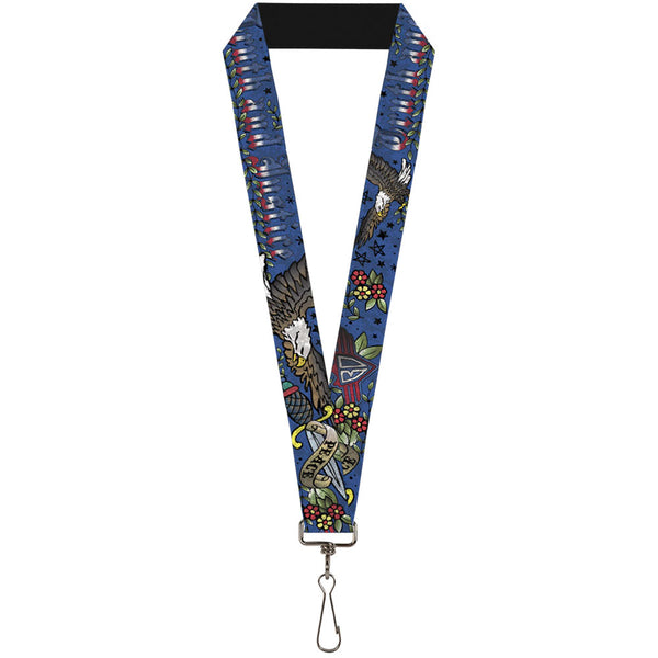 Buckle-Down Lanyard - 1.0" - Truth and Justice Blue