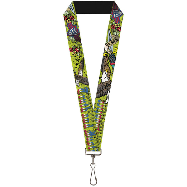 Buckle-Down Lanyard - 1.0" - Truth and Justice Green