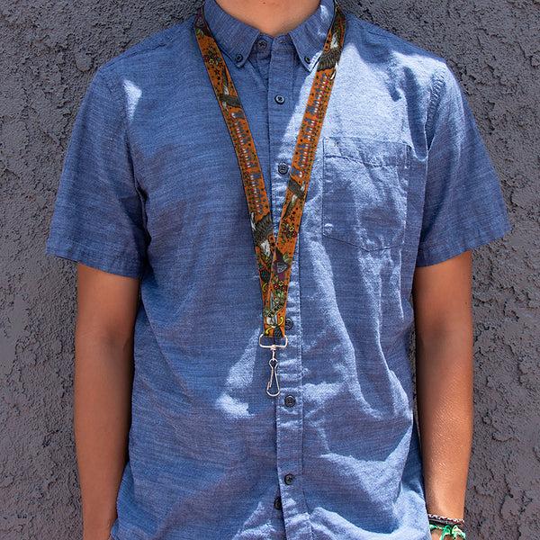 Buckle-Down Lanyard - 1.0" - Truth And Justice Orange