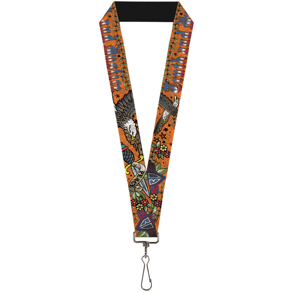 Buckle-Down Lanyard - 1.0" - Truth and Justice Orange