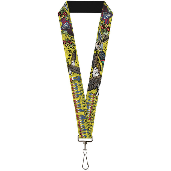 Buckle-Down Lanyard - 1.0" - Truth and Justice Yellow