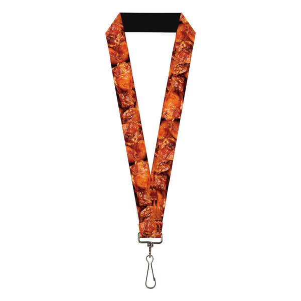 Buckle-Down Lanyard - 1.0" - Vivid Hot Wings Stacked