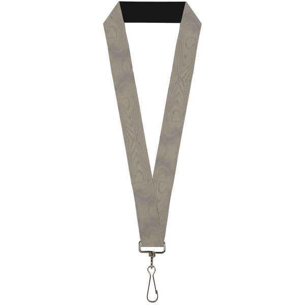 Buckle-Down Lanyard - 1.0" - Wood Grain White Oak