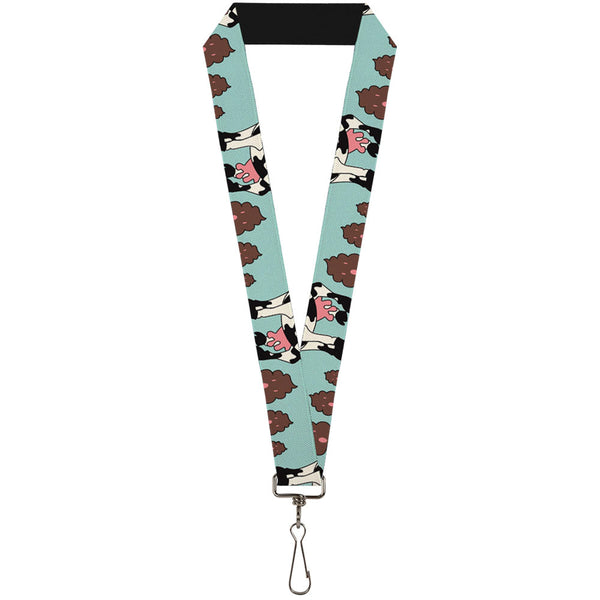Buckle-Down Lanyard - 1.0" - Zebra Poops Color