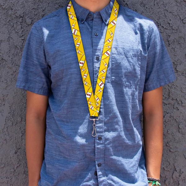 Buckle-Down Buckle-Down Lanyard - 40 Oz. Beer Bottles Yellow