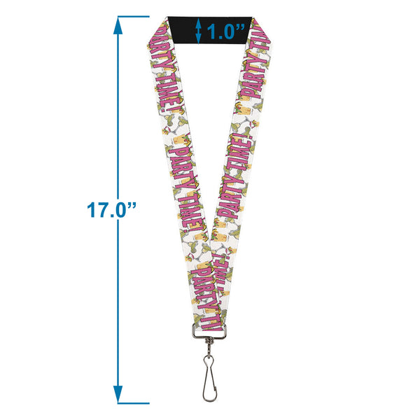 Buckle-Down Buckle-Down Lanyard - PARTY TIME W/Drinks