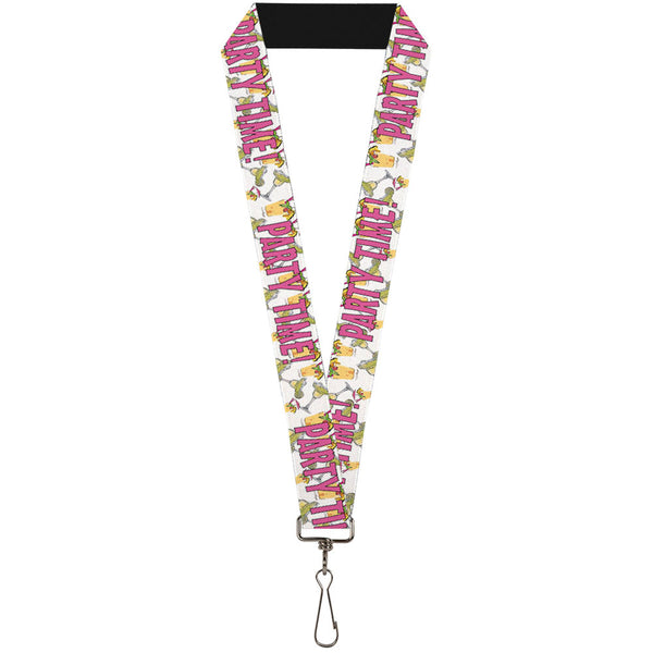 Buckle-Down Buckle-Down Lanyard - PARTY TIME w/Drinks