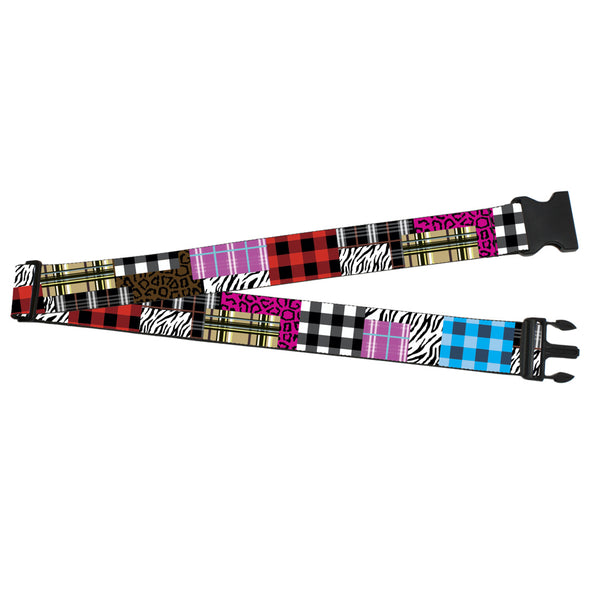 Buckle-Down Luggage Strap - 2.0" - Plaid & Animal Skins
