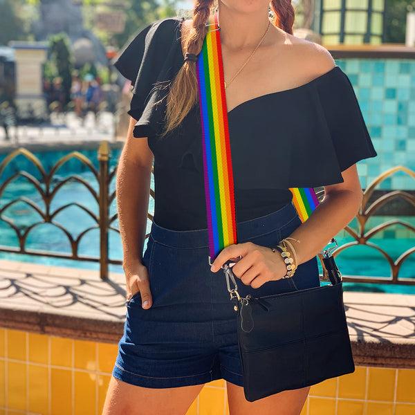 Buckle-Down Purse Strap - Flag Pride Rainbow