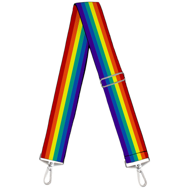 Buckle-Down Purse Strap - Rainbow Print