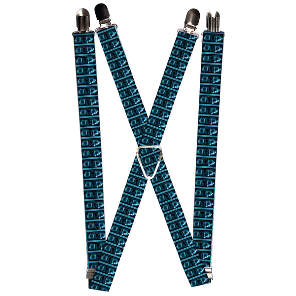 Buckle-Down Suspenders - 1.0" - $1 Bill X-Ray