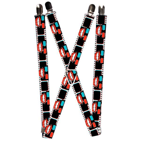 Buckle-Down Suspenders - 1.0" - 3-D Filmstrip