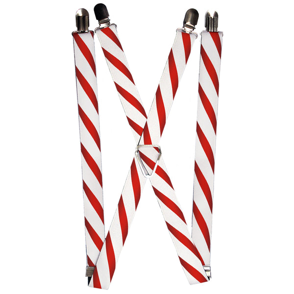 Buckle-Down Suspenders - 1.0" - Candy Cane
