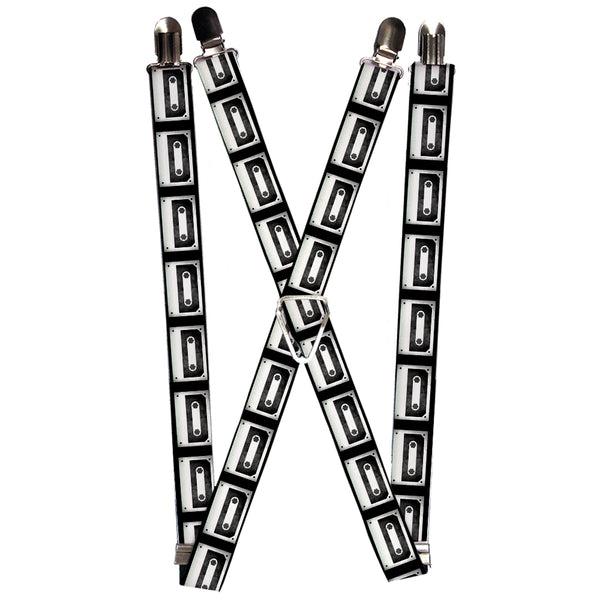 Buckle-Down Suspenders - 1.0" - DC Cassette Tape