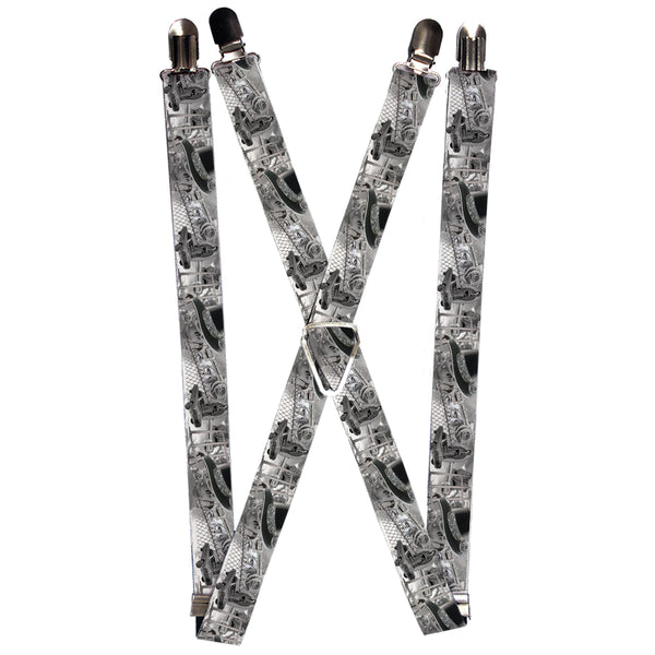 Buckle-Down Suspenders - 1.0" - Mi Vida Loca
