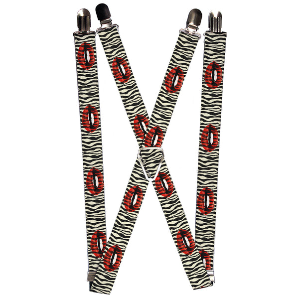 Buckle-Down Suspenders - 1.0" - Mouth Zebra
