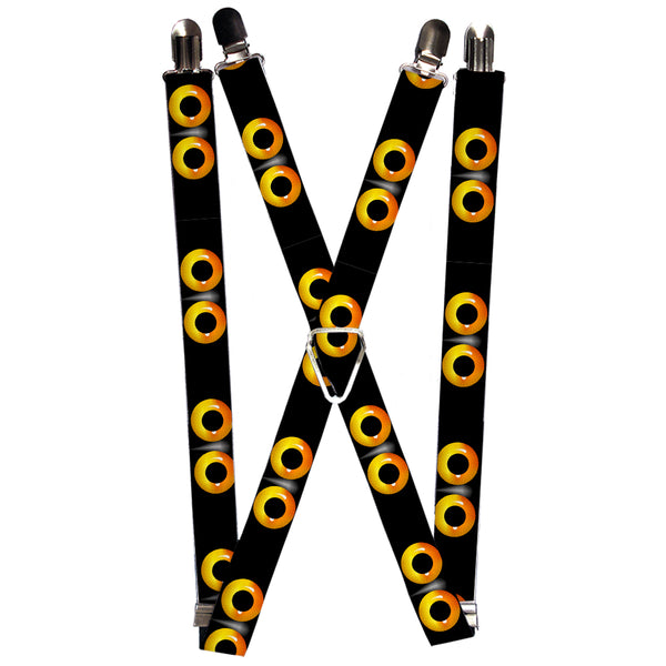 Buckle-Down Suspenders - 1.0" - Owl Eyes 2