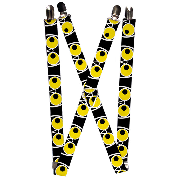 Buckle-Down Suspenders - 1.0" - Owl Eyes 3
