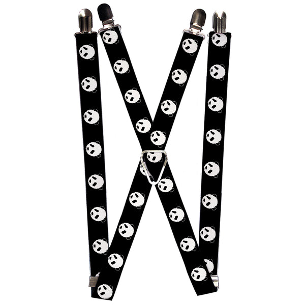 Buckle-Down Suspenders - 1.0" - Panda Bear Repeat