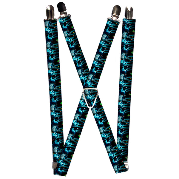 Buckle-Down Suspenders - 1.0" - Peace & Starz