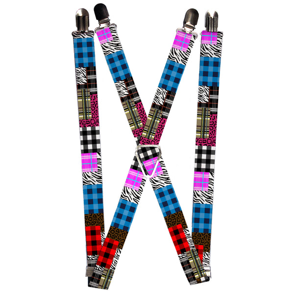 Buckle-Down Suspenders - 1.0" - Plaid & Animal Skins