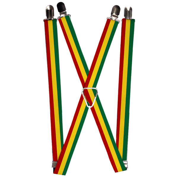 Buckle-Down Suspenders - 1.0" - Rasta