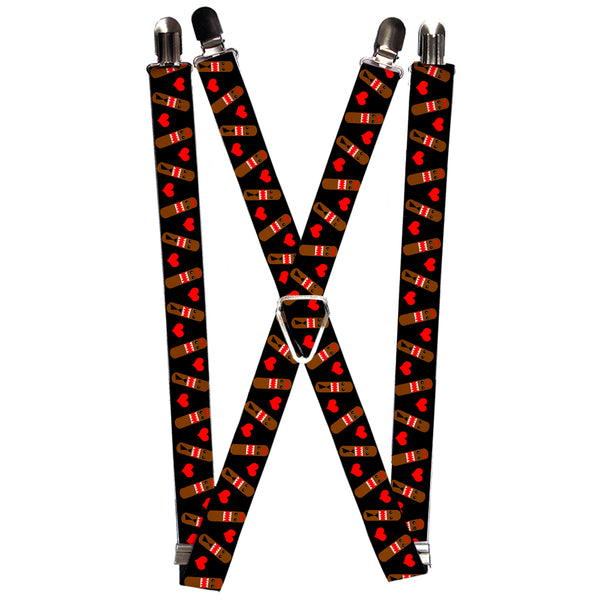 Buckle-Down Suspenders - 1.0" - Skateboard Love