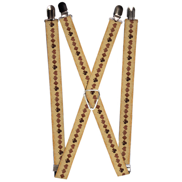 Buckle-Down Suspenders - 1.0" - Suits Tan Stone
