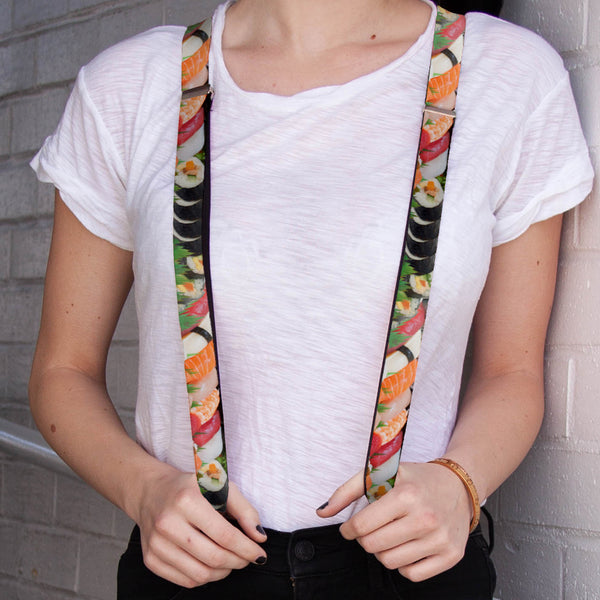 Buckle-Down Suspenders - 1.0" - Sushi Vivid