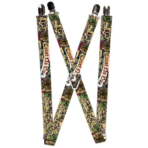 Buckle-Down Suspenders - 1.0" - Trust No One Tan