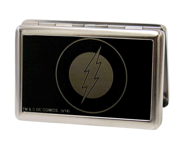 Buckle-Down Business Card Holder - LARGE - Flash Logo Reverse Brushed