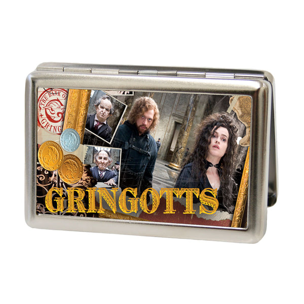 Buckle-Down Business Card Holder - LARGE - GRINGOTTS Bank Break-in Scene Goblins "Gragomir" & "Bellatrix" FCG