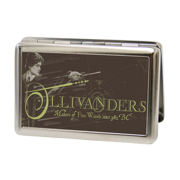 Buckle-Down Business Card Holder - LARGE - Harry Potter OLLIVANDERS-MAKERS OF FINE WANDS FCG