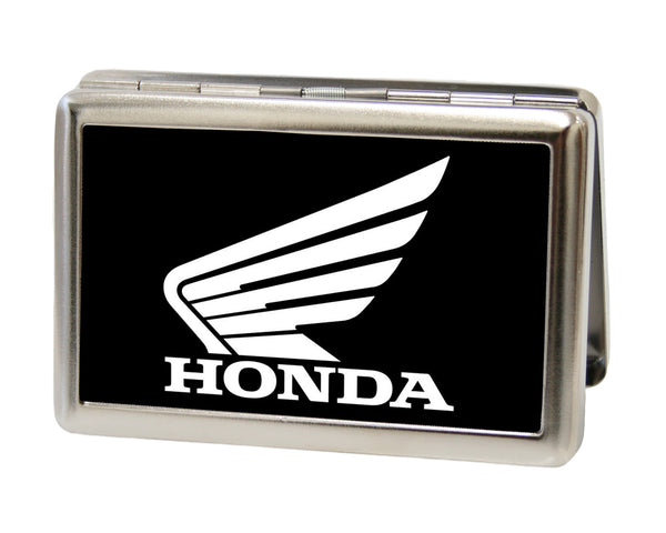 Buckle-Down Business Card Holder - LARGE - HONDA Motorcycle FCG Black White