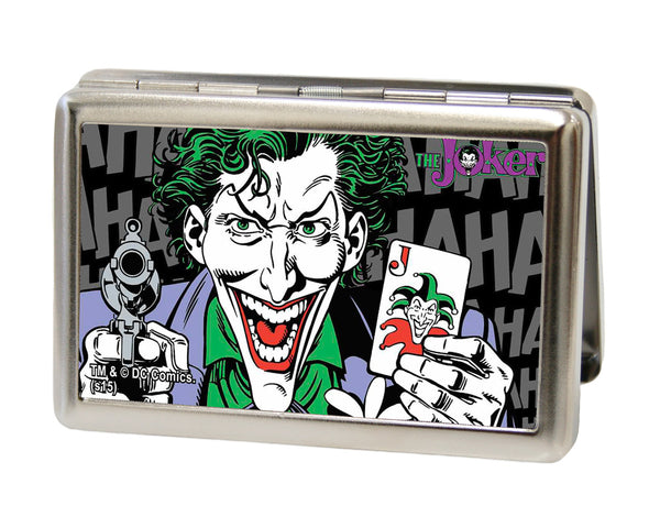 Buckle-Down Business Card Holder - LARGE - Joker Gun and Cards FCG